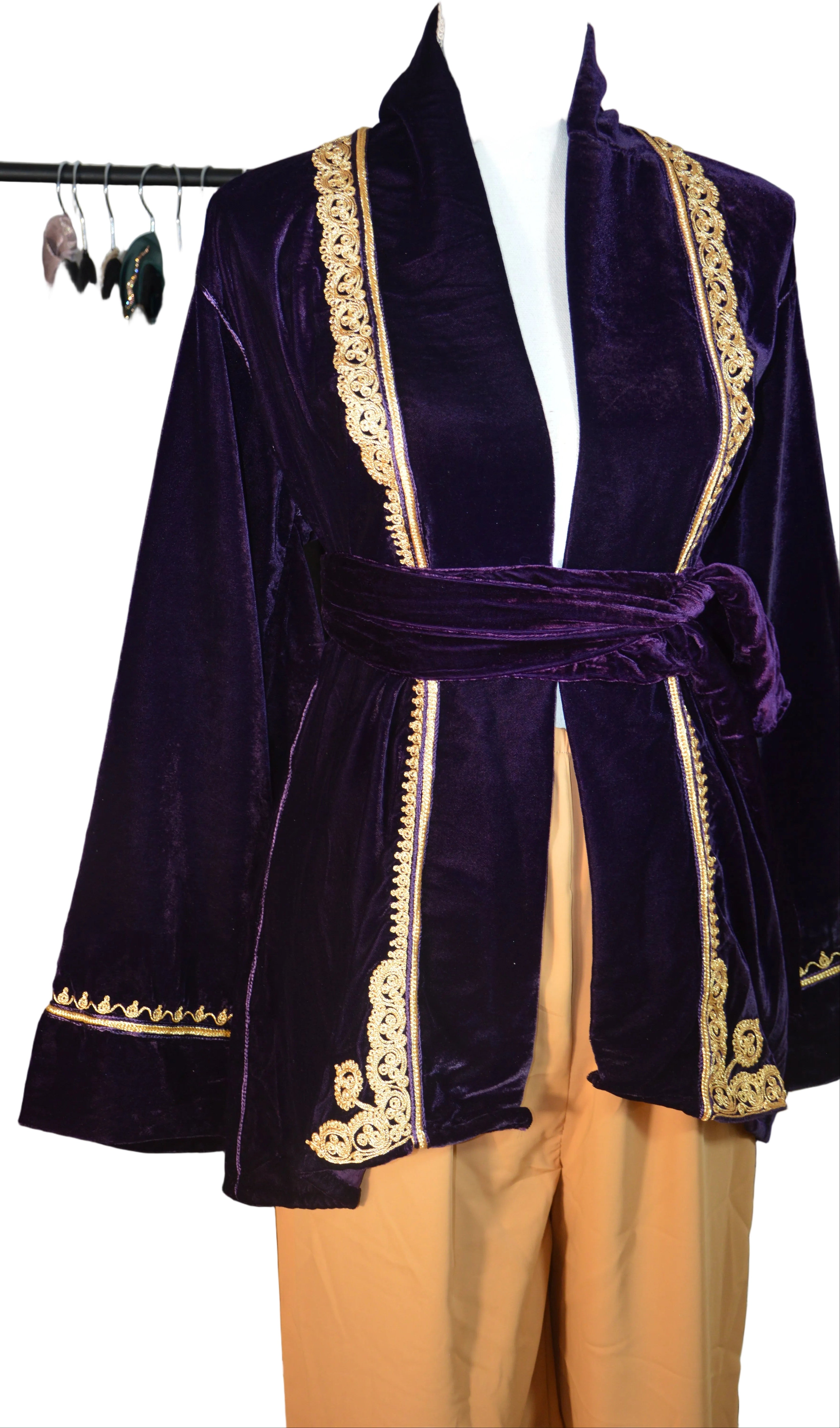 Jabador Prune & Or – Luxe & Prestige Marocain