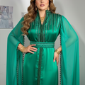 Moroccan Caftan Cape - Women's Luxury Elegant Jacket