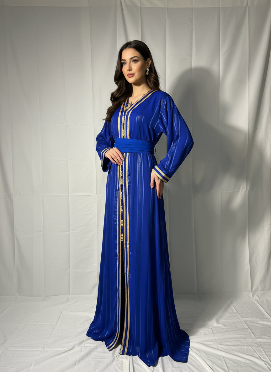 Takchita Royal JOHARA Bleu Éclat