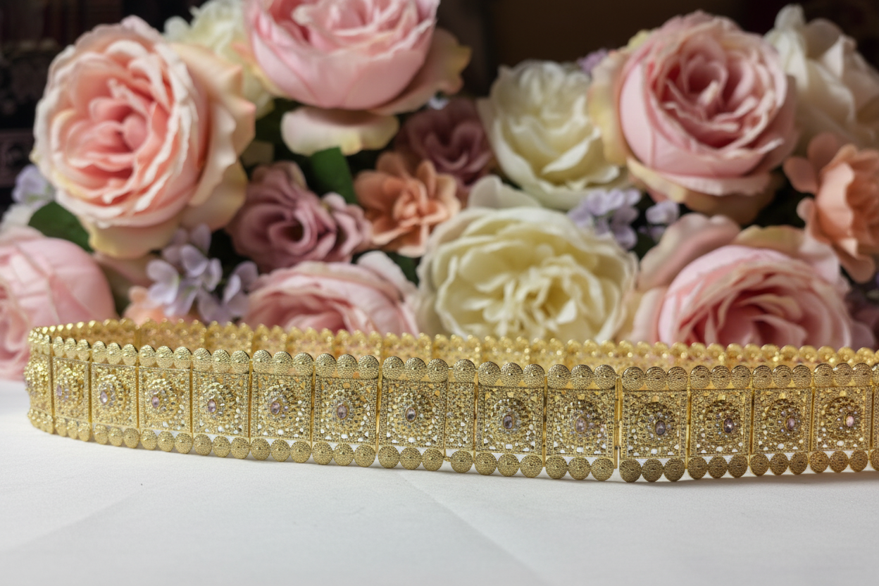 Ceinture Strass Cérémonie - Accessoire Caftan Takchita