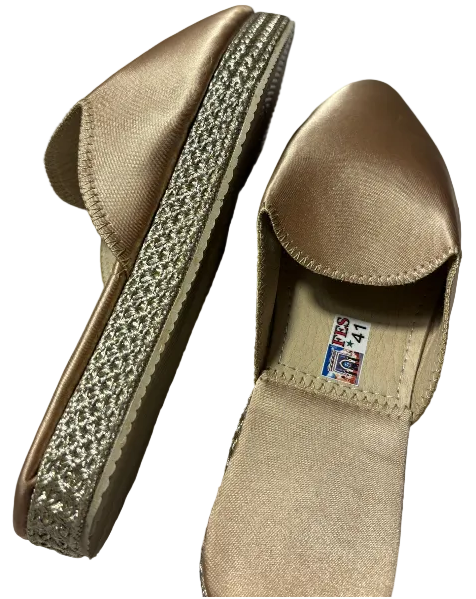 Babouche Marocaine Artisanale OR