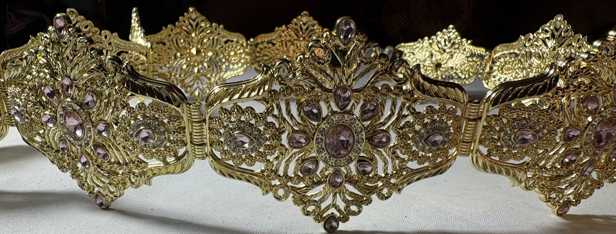 Ceinture Perles Cérémonie - Accessoire Caftan Takchita