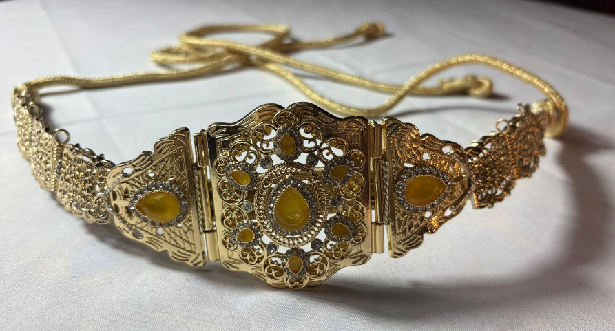 Ceinture Dorée “Soleil Majestueux”