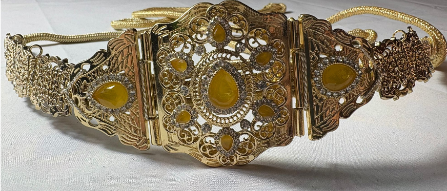 Ceinture Dorée “Soleil Majestueux”