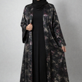 Abaya Satinee Style Japonais - Collection dubai