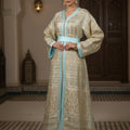 Takchita Brocard Doré & Bleu Ciel – ZEYNAYA Prestige
