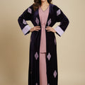 Luxury 4-Piece Velvet Kimono - Imperial Purple
