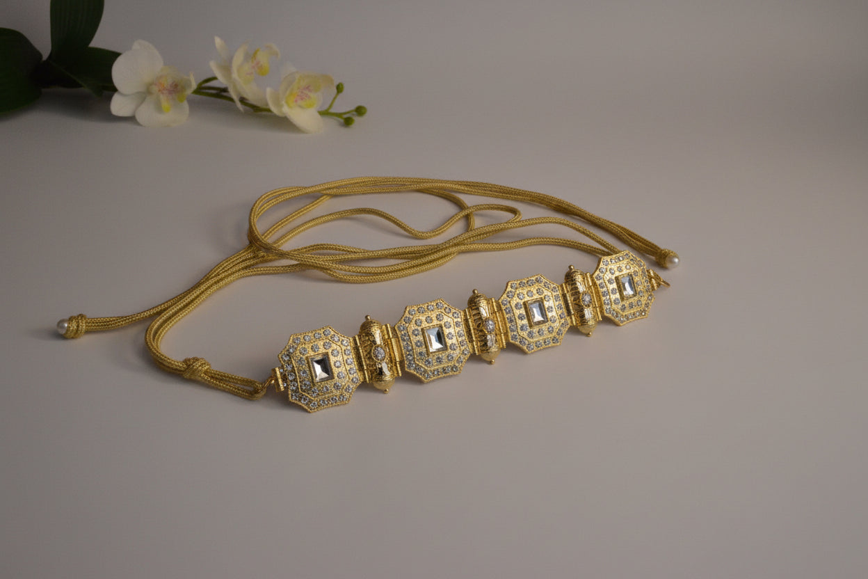 Ceinture Enfant Argent - Accessoire Marocain de Luxe