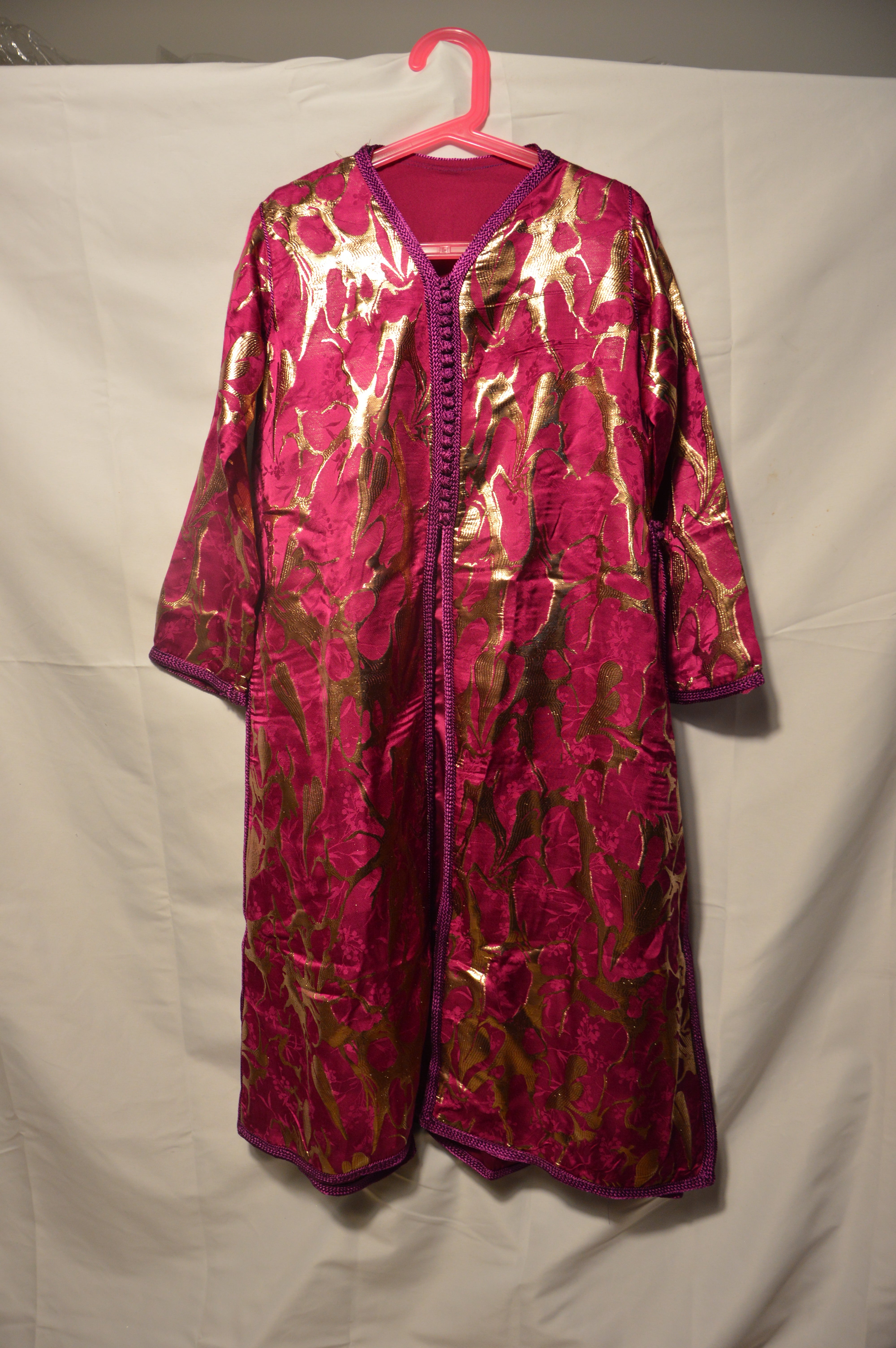 Takchita Fuschia Fille - Caftan Marocain Enfant de Luxe