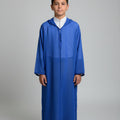 Djellaba Bleu Roi Garçon – Tenue Traditionnelle Marocaine