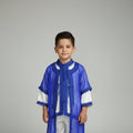 Jabador Bleu Garçon – Tenue Traditionnelle Marocaine