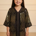 Takchita Sequin Marron Fille - Caftan Marocain Enfant de Luxe