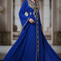 CAFTAN ROYAL BLEU ROI & DORÉ – BRODERIES LUXE