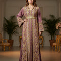 Takchita Nude Haute Couture Brodée Perlée - Luxe Marocain Prestige