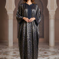 Blue Panther Gandoura - Luxurious Moroccan Caftan