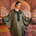 Green Panther Gandoura - Luxury Moroccan Kaftan