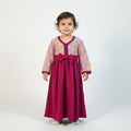 Baby Fuchsia Sari Dress - Luxury Moroccan Dress