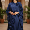 Abaya Fleur Bleu - Fraîcheur et Élégance Florale