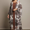 Ensemble Abaya Kimono Multicolore 4 Pieces - COLLECTION DUBAI