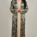 Abaya Kimono Vert Or - collection dubai