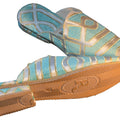 Handmade Moroccan Slippers GREEN GOLD